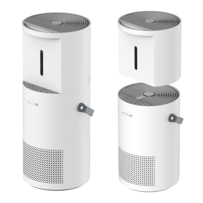 Oczyszczacz z funkcją nawilżania Vestfrost VP-E2S40WH. Oczyszczacz i nawilżacz w jednym urządzeniu do 40 metrów kwadratowych.