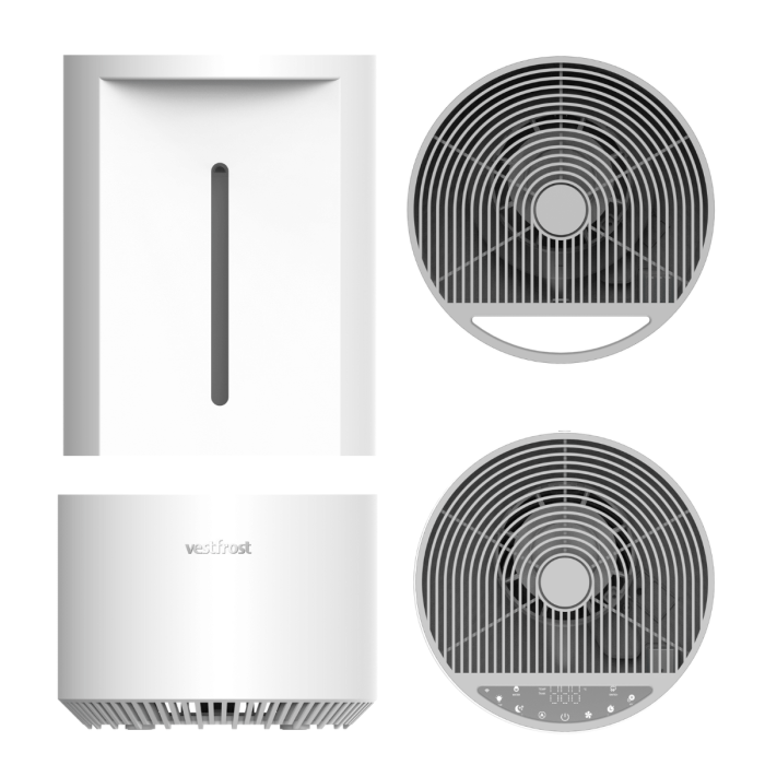 Ewaporacyjny nawilżacz powietrza Vestfrost VP-H2I60WH. Nawilżacz na dużą powierzchnię 60 m2.