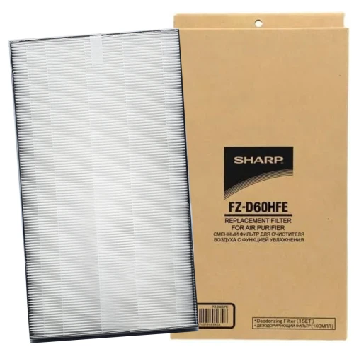 Filtr Hepa SHARP FZ-D60HFE (UZ-HD6HF) do oczyszczacza KCG60EUW i KCD60EUW.
