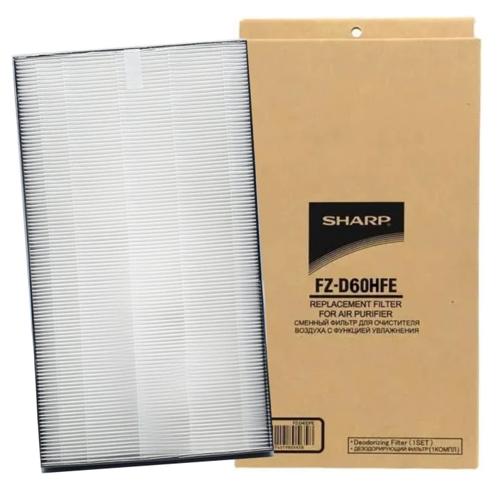 Filtr Hepa SHARP FZ-D60HFE (UZ-HD6HF) do oczyszczacza KCG60EUW i KCD60EUW.