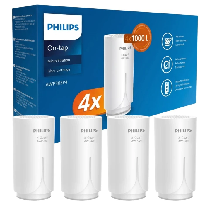 Zestaw 4 wkładów filtrujących PHILIPS AWP305P4/10.