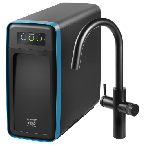 Dystrybutor wody gazowanej ECOWATER OPTIMO Soda Maker z wylewką czarny mat.