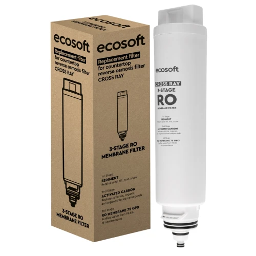 Wkład wymienny 3w1 do dystrybutora wody Ecosoft CROSS RAY.