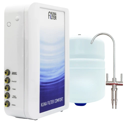 Filtr odwróconej osmozy Kuna Filter Comfort z mineralizacją i 5-letnią gwarancją.