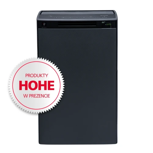 Oczyszczacz z nawilżaczem SHARP KI-TX100EU-H do 76m2, Wi-Fi, aplikacja mobilna, jonizator, Charcoal Gray.
