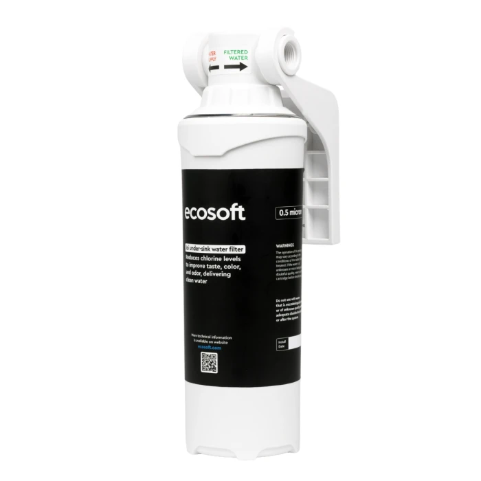 Ecosoft JOI przepływowy filtr do wody wodociągowej.